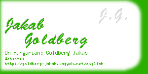 jakab goldberg business card